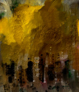 September 11, 2001, 10:28 a.m. Looking South on Varick Street as North World Trade Center Tower collapses. Painting by DR Harris